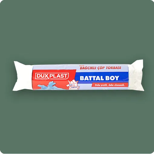 Dux Plast Bağcıklı Battal Boy Çöp Torbası