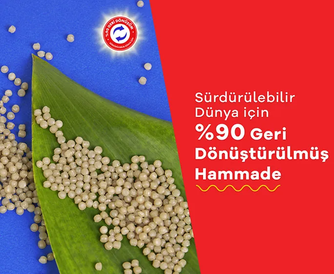 Geri dönüştürülmüş polietilen granül