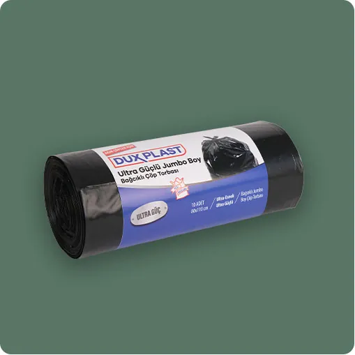 Dux Plast Ultra Güçlü Jumbo Boy Bağcıklı Çöp Torbası