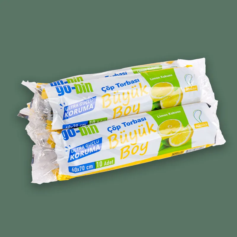 Büzgülü çöp torbası