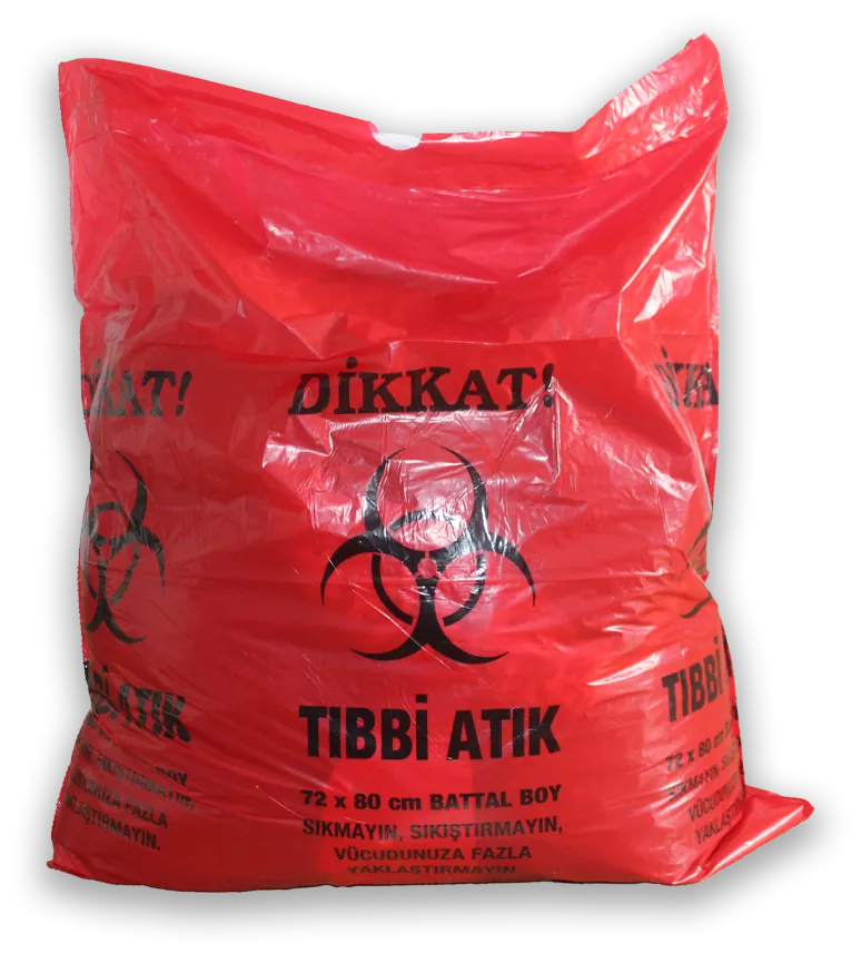 Tıbbi Atık Büzgülü Çöp Torbası