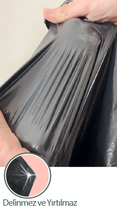 Ultra-Güçlü Delinme Dirençli Bağcıklı Endüstriyel Çöp Torbası